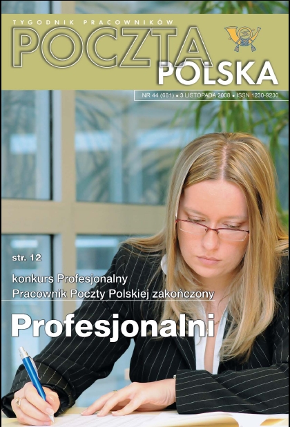 Okładka tygodnika POCZTA POLSKA